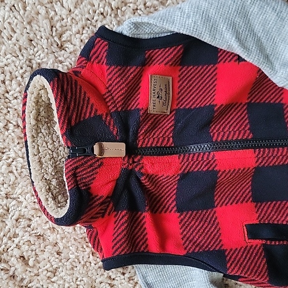 3 month baby long sleeve and matching vest - Picture 2 of 6